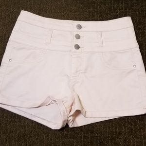 Refuge Size 6 High Waisted Pastel Pink Shorts